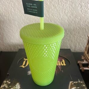 Glow-in-the-Dark Textured Tumbler - Neon Lime grande
